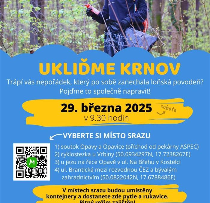 Pomozte společně uklidit Krnov