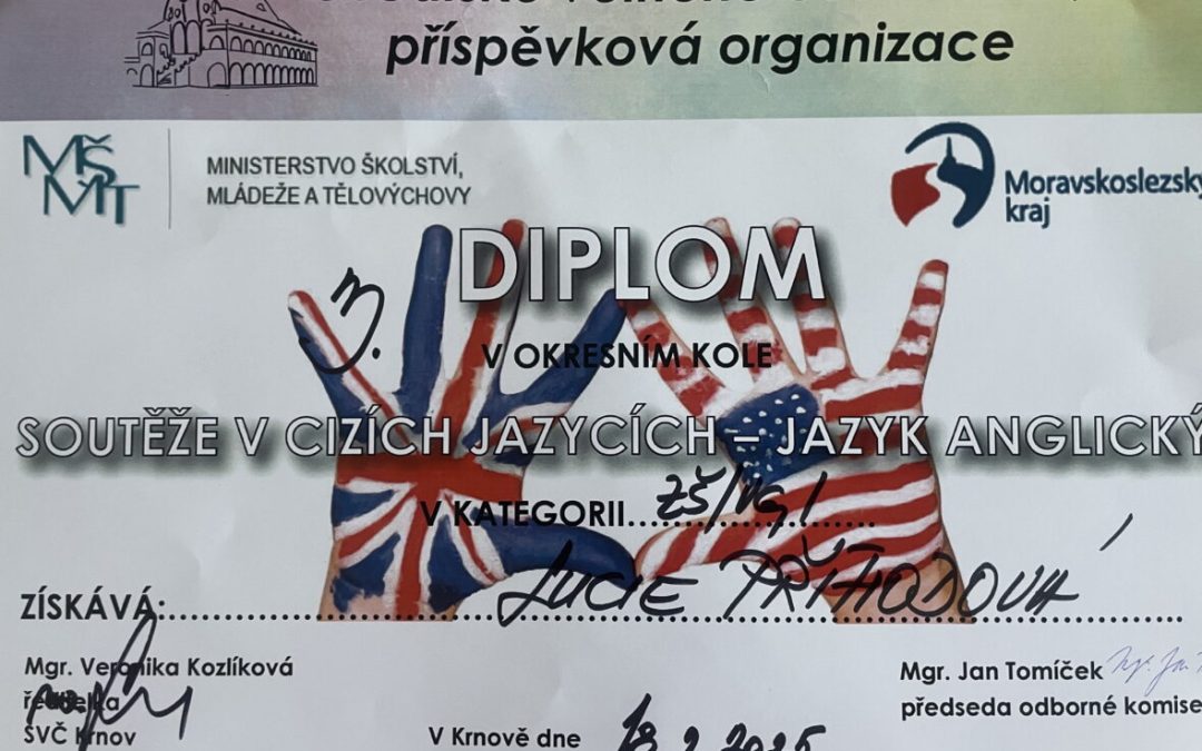 Bruntál: Angličtináři z Jedničky opět skvěle zabojovali