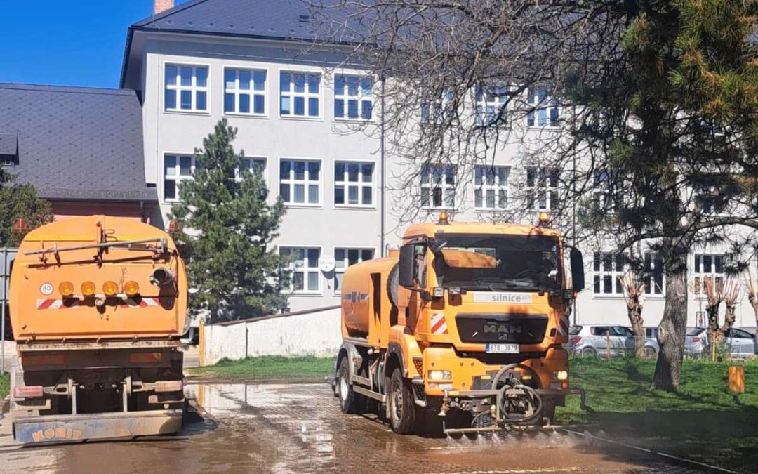 Krnov: Čištění ulic bude pokračovat i po Velikonocích