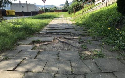 Vrbno pod Pradědem: Zahájení oprav chodníku mezi ulicemi Sadová a Husova