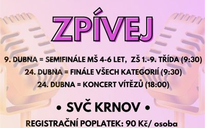 Čtvrtý ročník pěvecké soutěže Zpívej 2025 je opět tady!