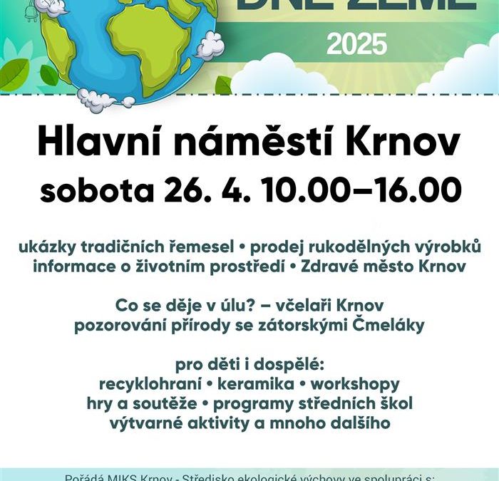 Krnov: Oslavte Den Země soutěžemi i bylinkami