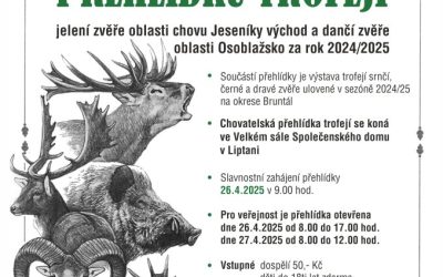 Chovatelská přehlídka trofejí proběhne v Liptani na Osoblažsku
