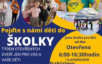 Liptaň: Pojďte s námi děti do školky!