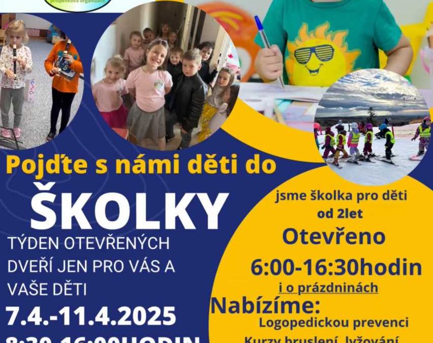 Liptaň: Pojďte s námi děti do školky!