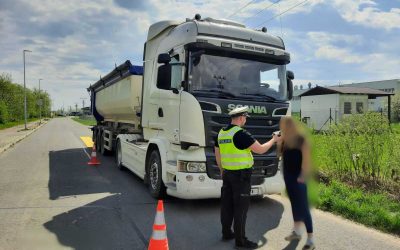 Krnov: Řidička kamionu porušila předpisy, dostala pokutu a zákaz další jízdy