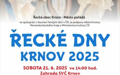 Krnov se roztančí v rytmu Řecka! Přijďte na Řecké dny 2025