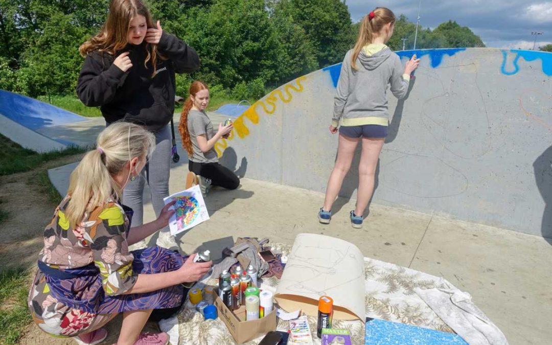 Rýmařov: Skatepark se mění v umělecké dílo