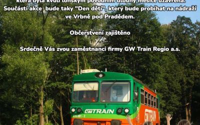 Slavnostní návrat vlaku do Vrbna