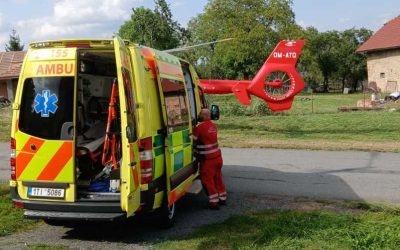 Na Opavsku se muž zřítil z lešení, utrpěl vážná zranění