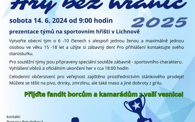 Hry bez hranic 2024: Přijďte si zasoutěžit
