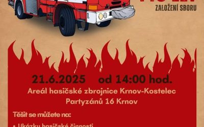 Kostelečtí hasiči slaví 140 let – přijďte to zažít s nimi!