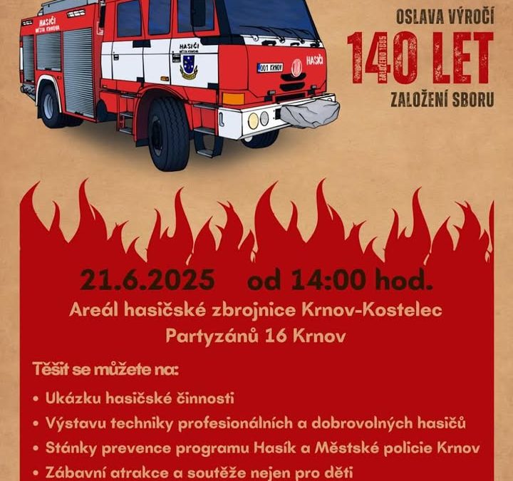 Kostelečtí hasiči slaví 140 let – přijďte to zažít s nimi!