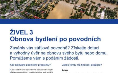 Pomoc lidem, kteří to potřebují: Konzultační den k programu Živel 3 už ve středu