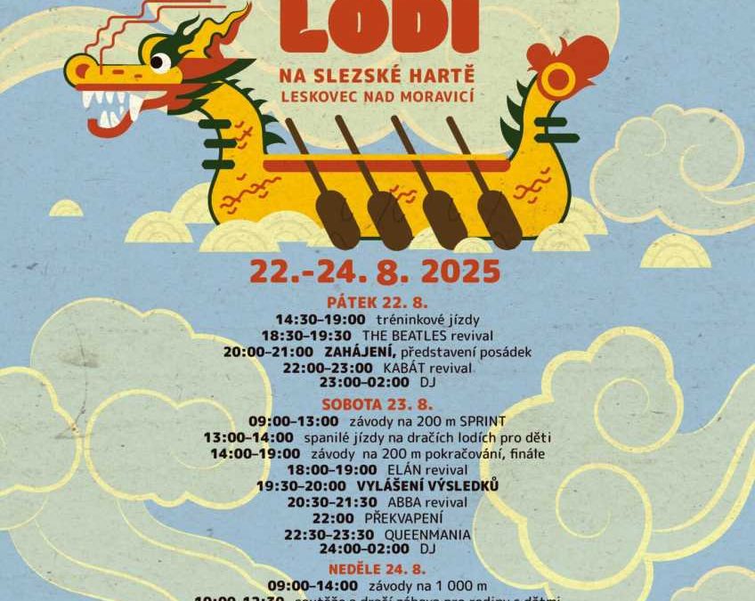 Leskovec nad Moravicí ožije dračími loděmi: Startuje 11. ročník festivalu