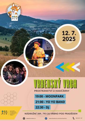 Vrbenský vrch 2025 se letos nepojede, ale koncert bude