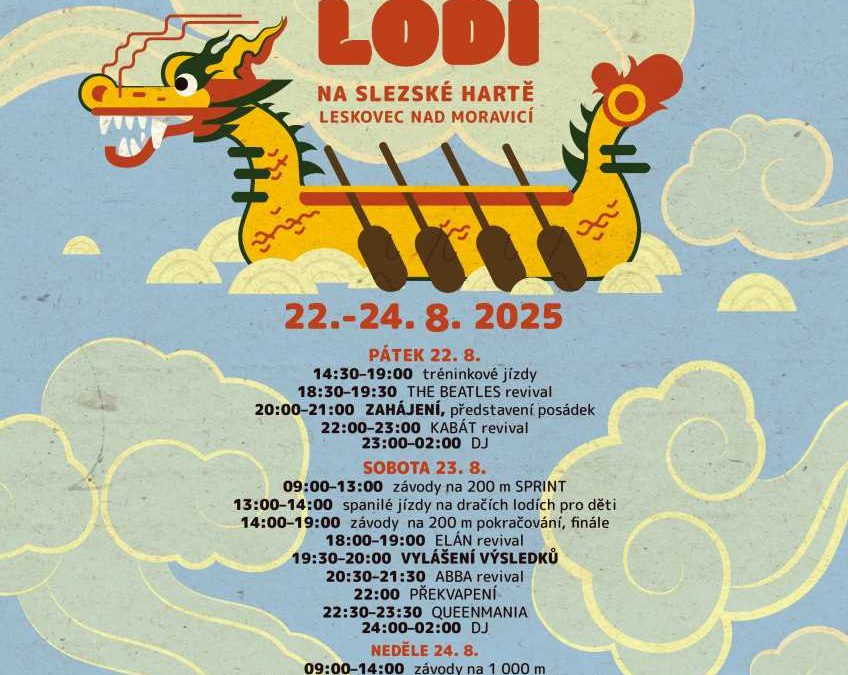 Program festivalu Dračí lodě Slezská Harta