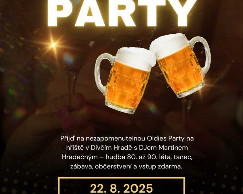 Retro večer plný rytmu – OLDIES PARTY v Dívčím Hradě!