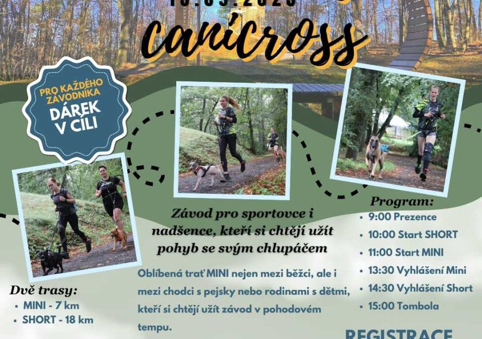 Cvilínský canicross 2025: Přijďte si zaběhat se svým parťákem na čtyřech tlapkách