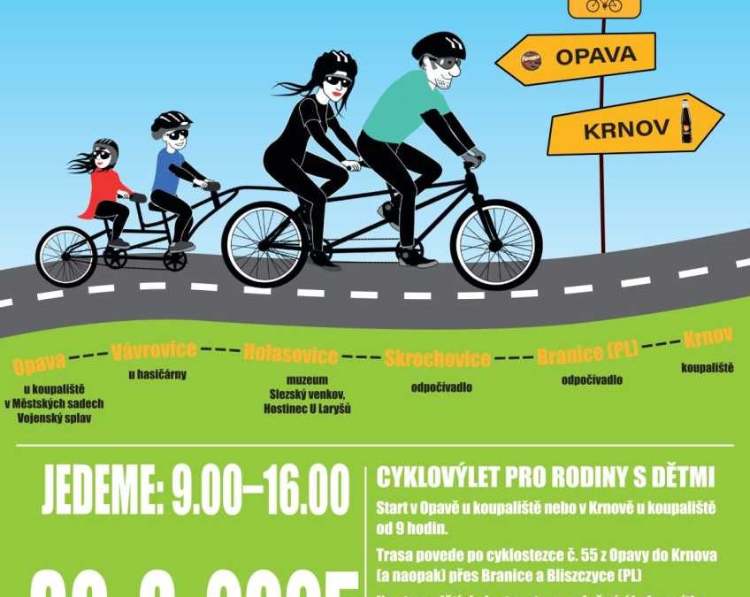Kolo, Kofola a Fidorka: Srpnová vyjížďka s novým startem u krnovského koupaliště