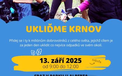 Krnov se opět zapojuje do akce Ukliďme Česko – přidejte se!