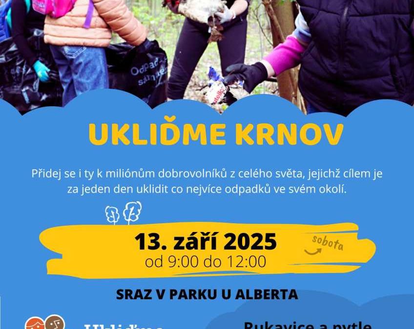 Krnov se opět zapojuje do akce Ukliďme Česko – přidejte se!