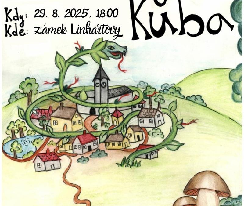 Zámek Linhartovy ožije pohádkou: Houbový Kuba přenese diváky do světa fantazie