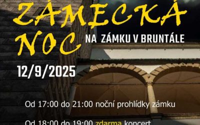 Zámecká noc v Bruntále: Prohlídky, hudba a kouzelná atmosféra