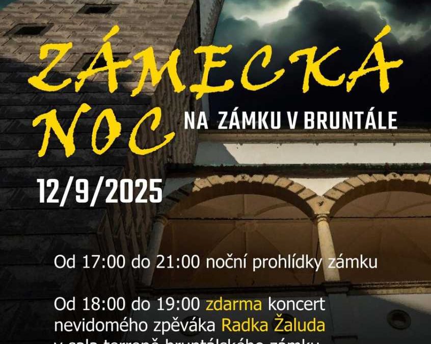 Zámecká noc v Bruntále: Prohlídky, hudba a kouzelná atmosféra
