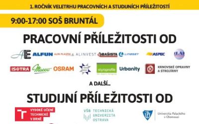 Vystřel kariéru na veletrhu! Bruntálské střední školy zahajují 7. ročník kampaně