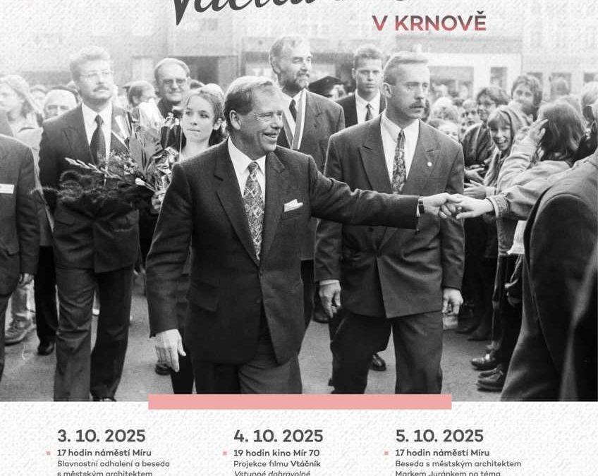 Lavička dialogu: Krnov slaví odkaz Václava Havla