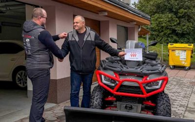 Vrbno pod Pradědem získalo čtyřkolku na údržbu tras