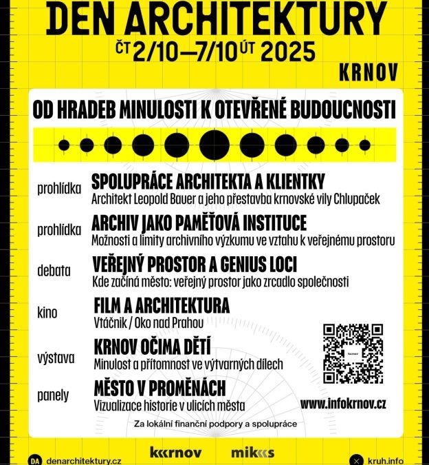 Krnov poprvé slaví Den architektury