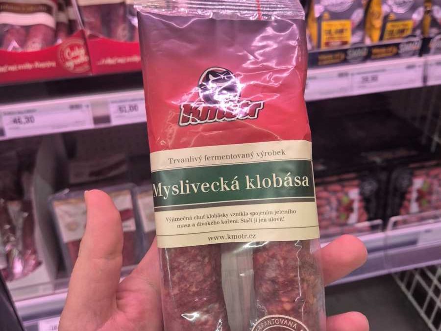 SVS varuje před olovem v myslivecké klobáse od výrobce KMOTR