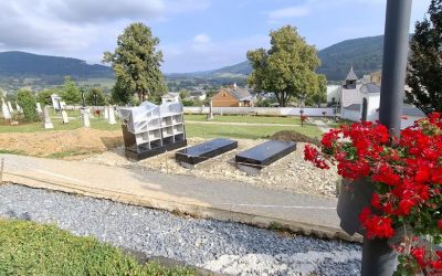 Vrbno pod Pradědem: Pokračují práce na novém venkovním kolumbáriu