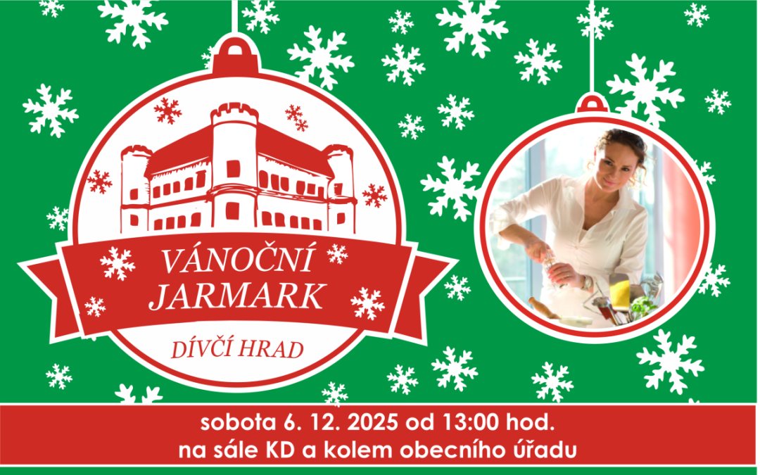 Dívčí Hrad: Vánoční jarmark s Markétou Hrubešovou, zábavou pro děti a cimbálem