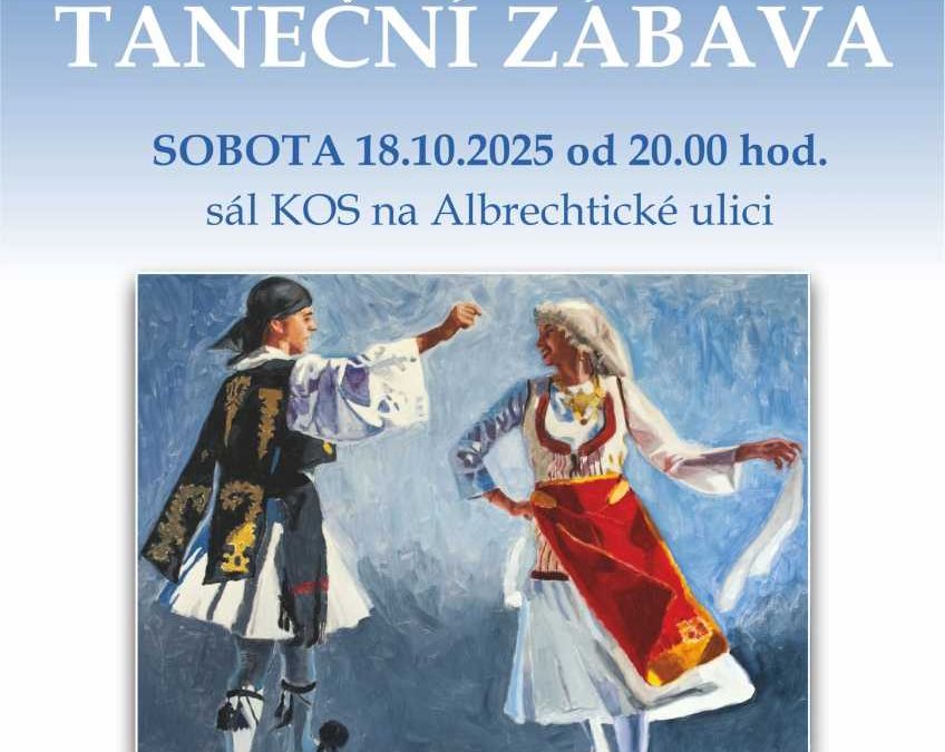 Řecká taneční zábava roztančí Krnov už 18. října