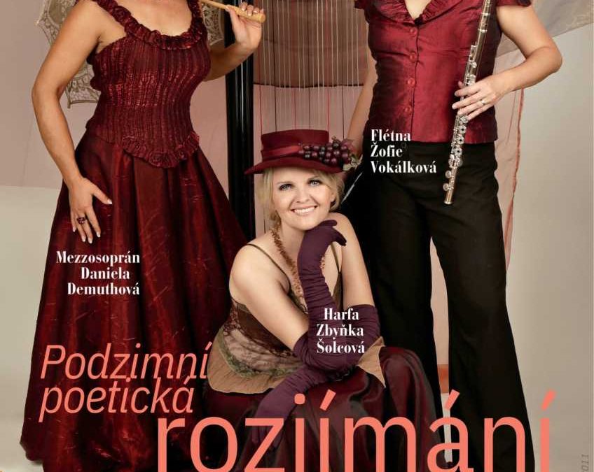 Podzimní serenáda v Bruntále: flétna, harfa a mezzosoprán