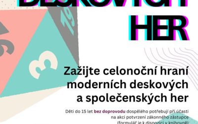 Desková noc v Krnově: Přijďte si zahrát až do rána!