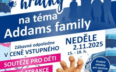 Addamsova rodina zve na vodní hrátky plné strašidelné zábavy