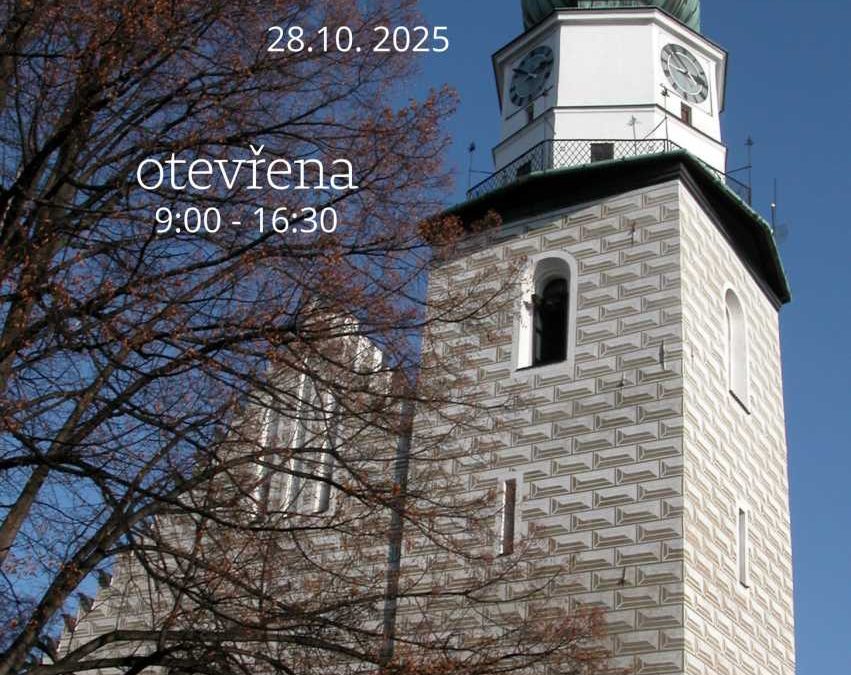 Oslavte 28. říjen s výhledem na Bruntál – věž kostela bude otevřena veřejnosti
