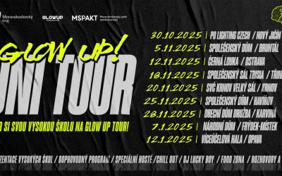Moravskoslezský kraj motivuje mladé ke studiu doma: Startuje Glow Up UNIVERSITY TOUR