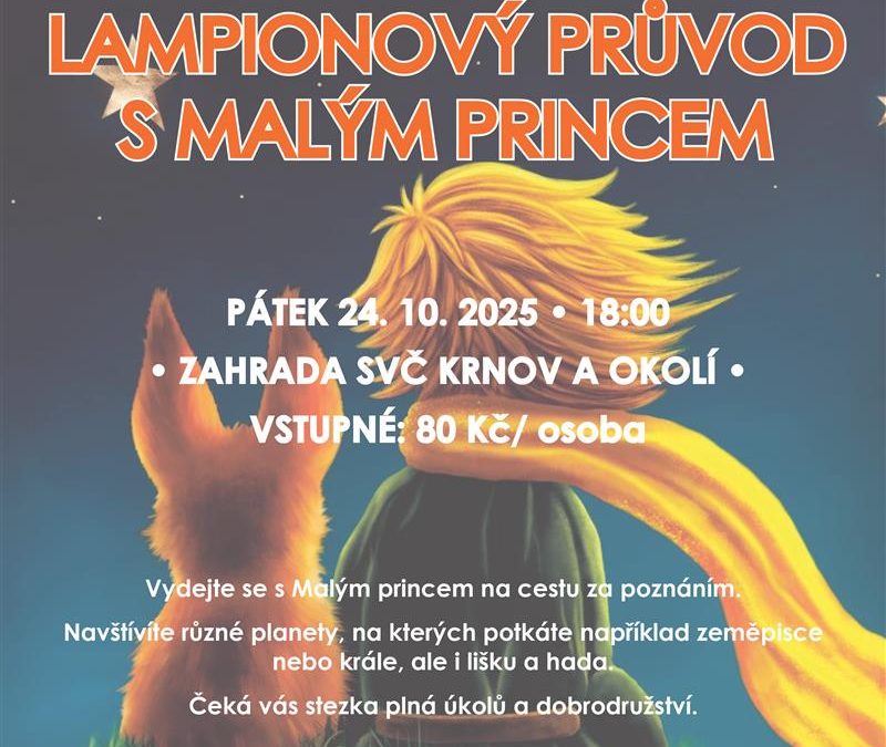 Krnov: Lampionový průvod s Malým princem zve na cestu mezi planetami