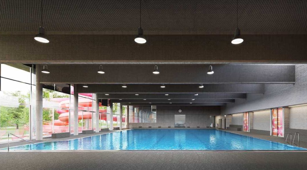 Saunový svět, bazény i park – Krnov chystá moderní lázně pro všechny generace