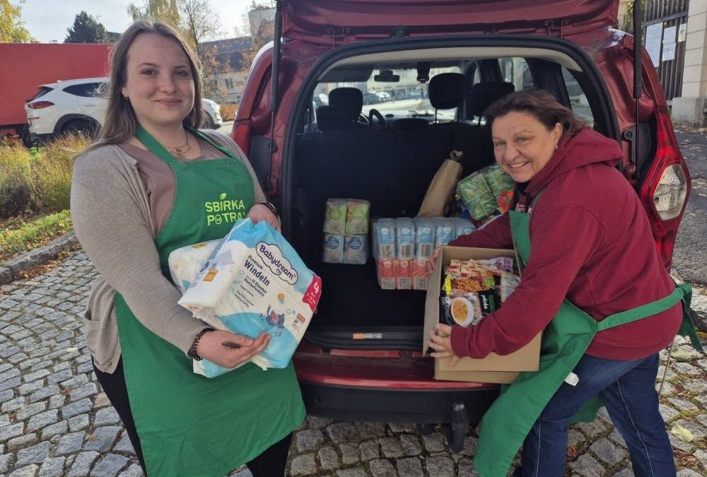 Zaměstnanci Muzea v Bruntále se zapojili do potravinové sbírky