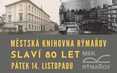 Osm desetiletí rýmařovské knihovny: oslava s poezií a hudbou