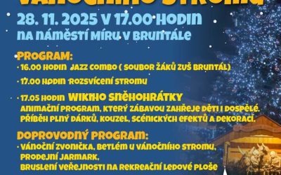 Bruntál zahájí advent slavnostním rozsvícením vánočního stromu