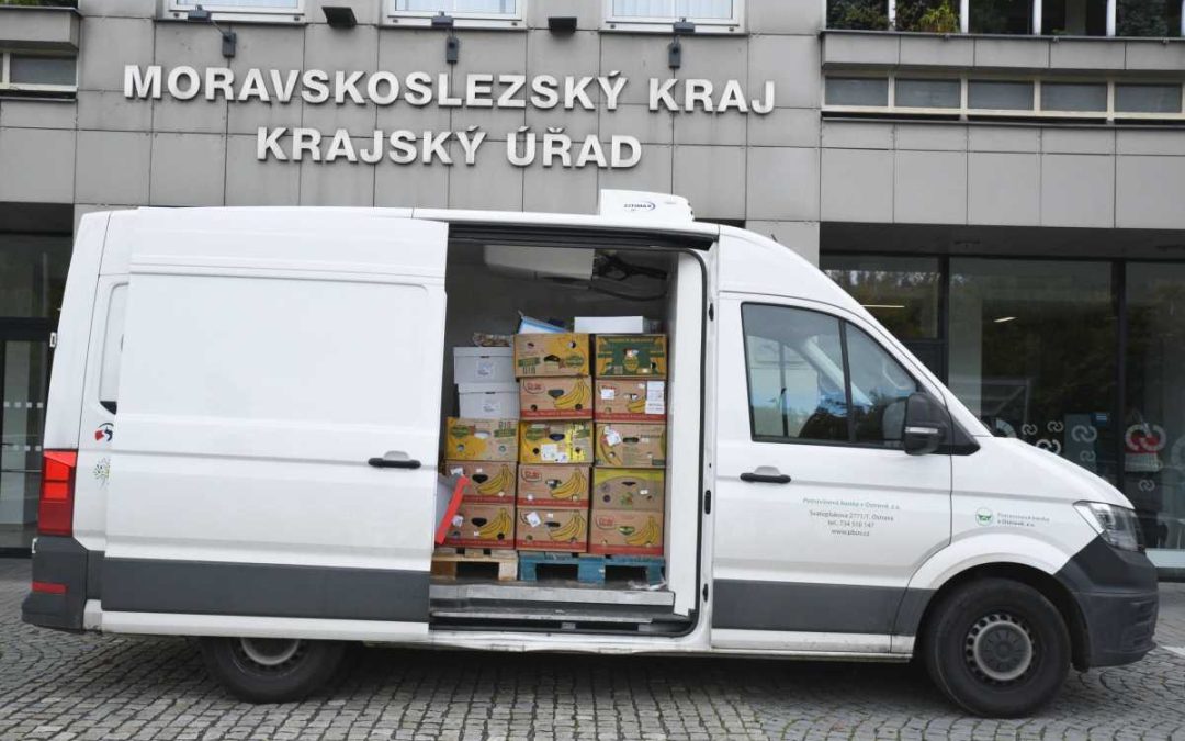 Moravskoslezský kraj podpořil Potravinovou banku více než 20 tunami jídla