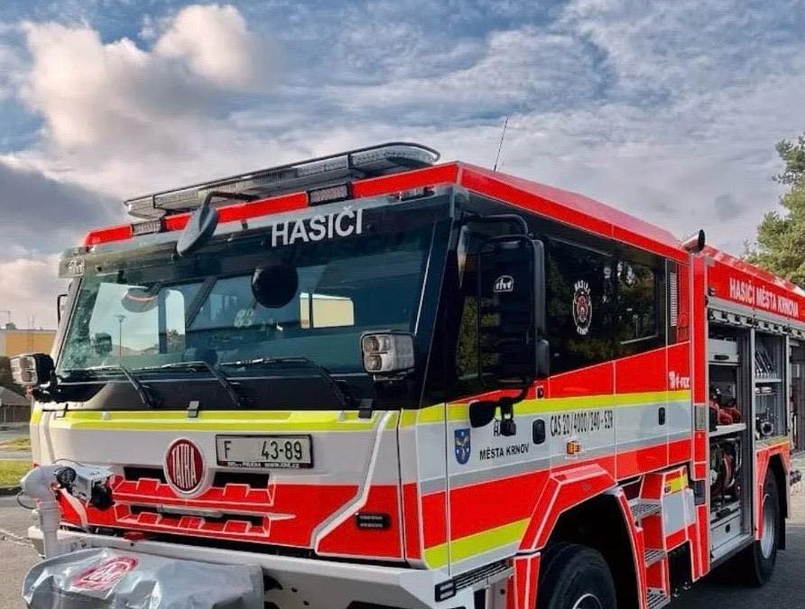 Nová cisterna CAS 20 posílí zásahy krnovských hasičů