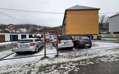 Vrbno pod Pradědem: Nová parkovací stání na Kopečné ulici zvýšila bezpečnost i přehlednost